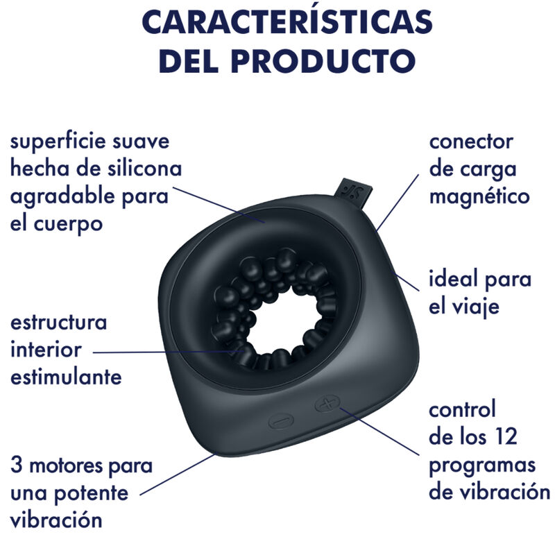 SATISFYER - RING STROKER MASTURBADOR VIBRADOR - Image 5