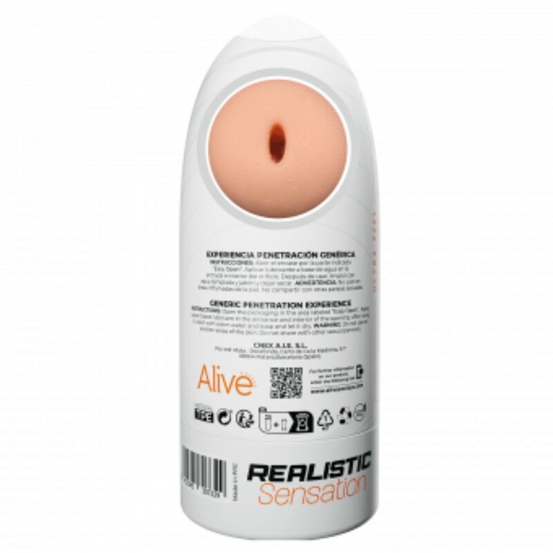 ALIVE - FLEX MASTURBADOR MASCULINO GENÉRICO TAMANHO M - Image 3