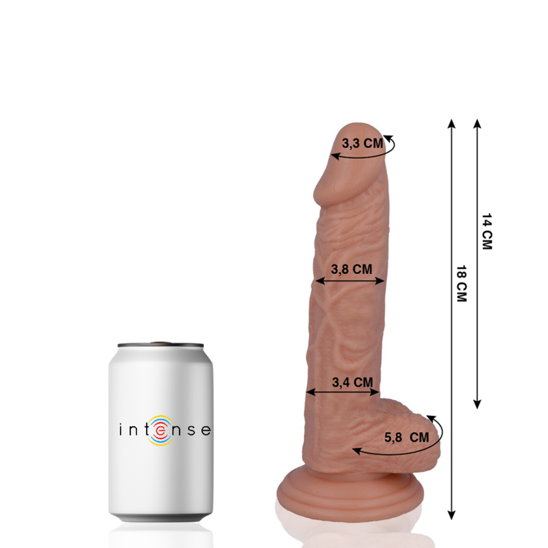 MR INTENSE - 11 REALISTIC PENIS 18 CM -O- 3.8 CM - Image 2
