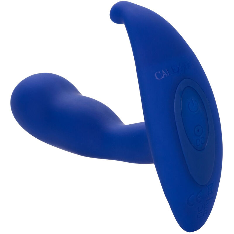 CALEXOTICS - ADMIRAL ESTIMULADOR ANAL CURVO E VIBRADOR AZUL - Image 3