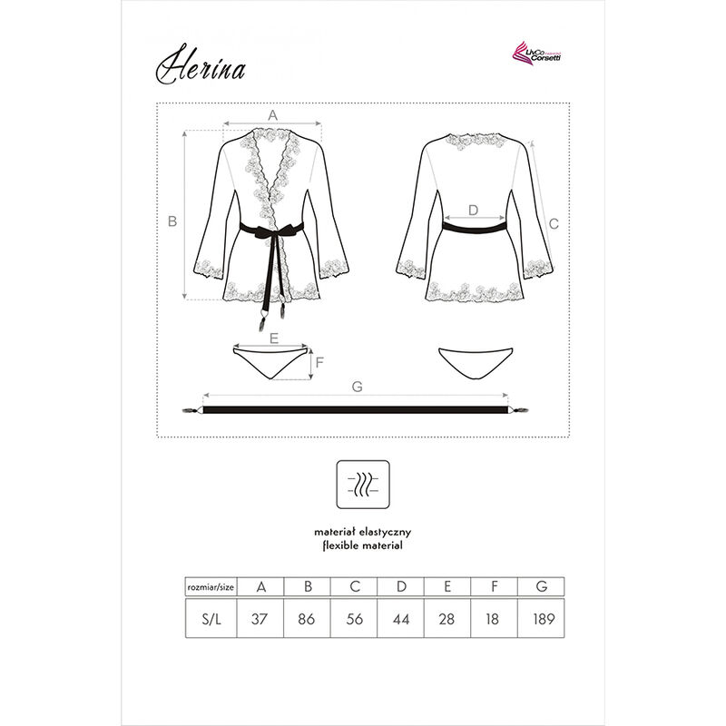LIVCO CORSETTI FASHION - VESTIDO HERINA LC XG056 + CALCINHA PRETA TAMANHO ÚNICO - Image 5