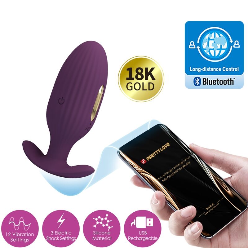 PRETTY LOVE - PLUG ANAL CONTROLADO POR APLICATIVO JEFFERSON ROXO - Image 4