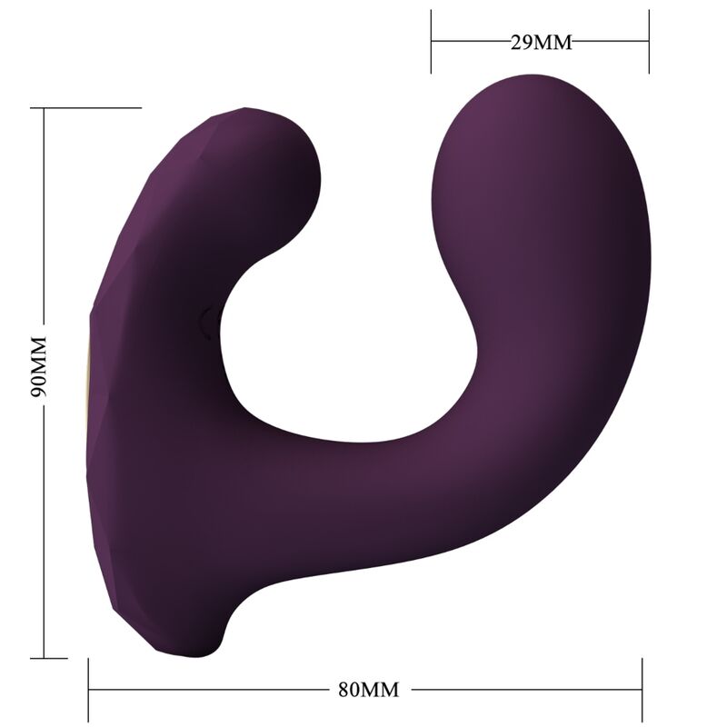 PRETTY LOVE - BILLY CONTROLE REMOTO VIBRATION ROXO APLICATIVO GRÁTIS - Image 4