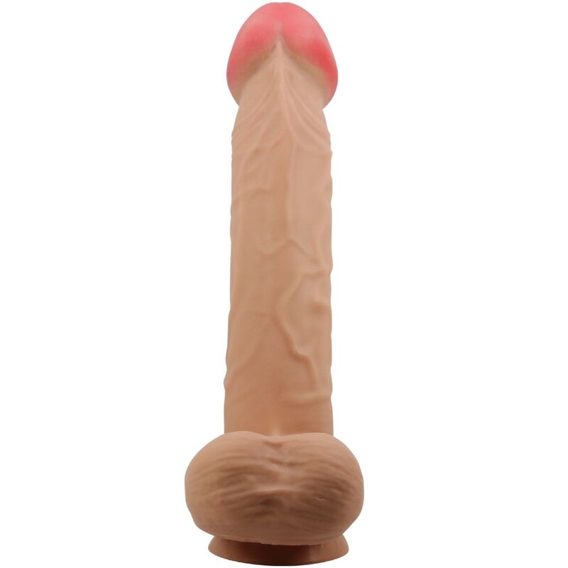 PRETTY LOVE - SÉRIE SLIDING SKIN DILDO REALÍSTICO COM VENTOSA DESLIZANTE PELE CARNE 26 CM - Image 4