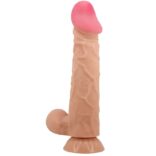 PRETTY LOVE - SÉRIE SLIDING SKIN DILDO REALÍSTICO COM VENTOSA DESLIZANTE PELE 24 CM