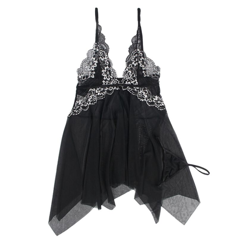 SUBBLIME - BABYDOLL TELA TUL PECHO ENCAJE S/M - Image 4