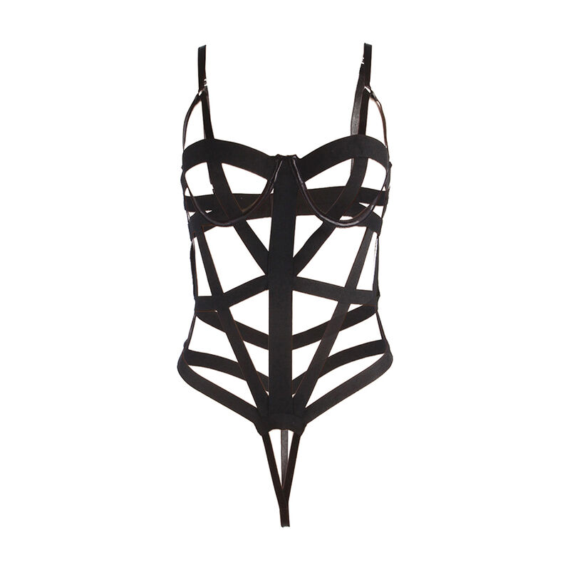 SUBBLIME - BODY SEXY CON RECORTES NEGRO S/M - Image 4
