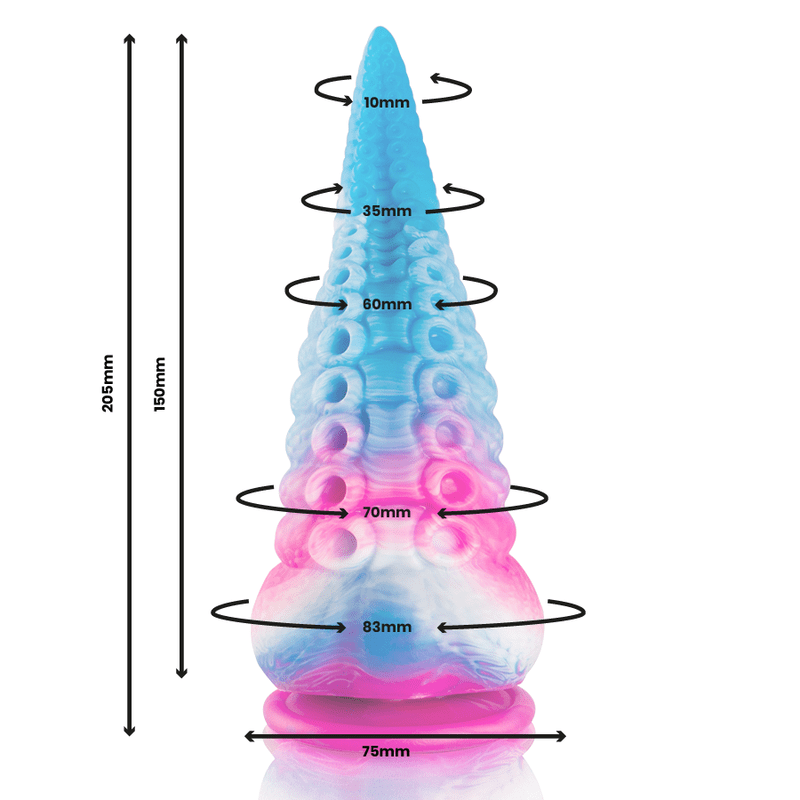 EPIC - DILDO DE TENTÁCULO AZUL PHORCYS TAMANHO GRANDE - Image 4