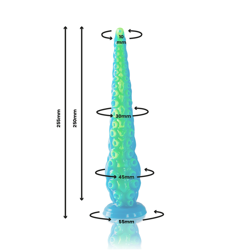 EPIC - SCYLLA FLUORESCENTE TENTCULO FINO DILDO TAMANHO PEQUENO - Image 2