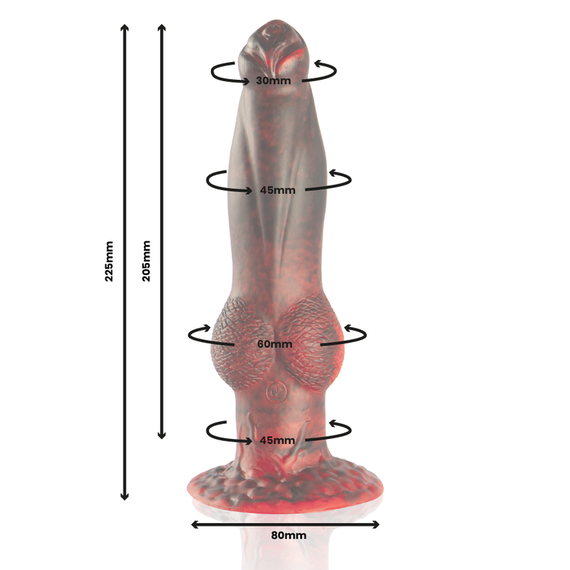 EPIC - PROMETHEUS DILDO TITAN EM CHAMAS CONTROLE REMOTO RECARREGÁVEL - Image 2