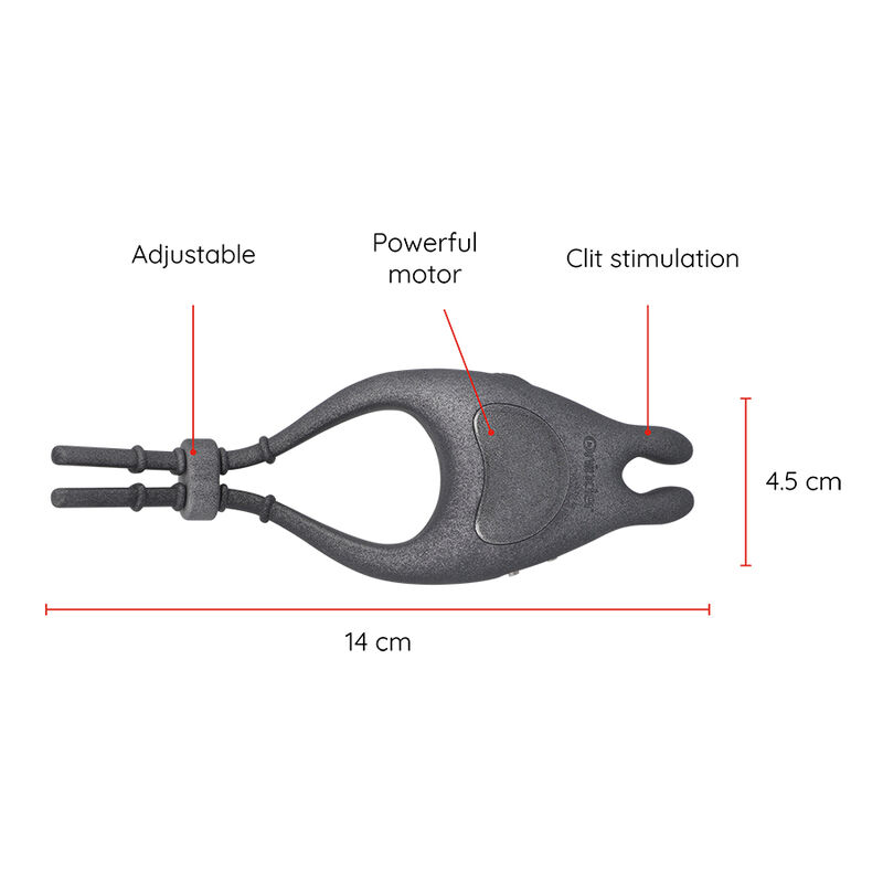 ONINDER - ANEL VIBRADOR AJUSTÁVEL RECARREGÁVEL PAMPA COM ESTIMULADOR DE CLITÓRIS 10 VELOCIDADES - APLICATIVO GRATUITO - Image 4