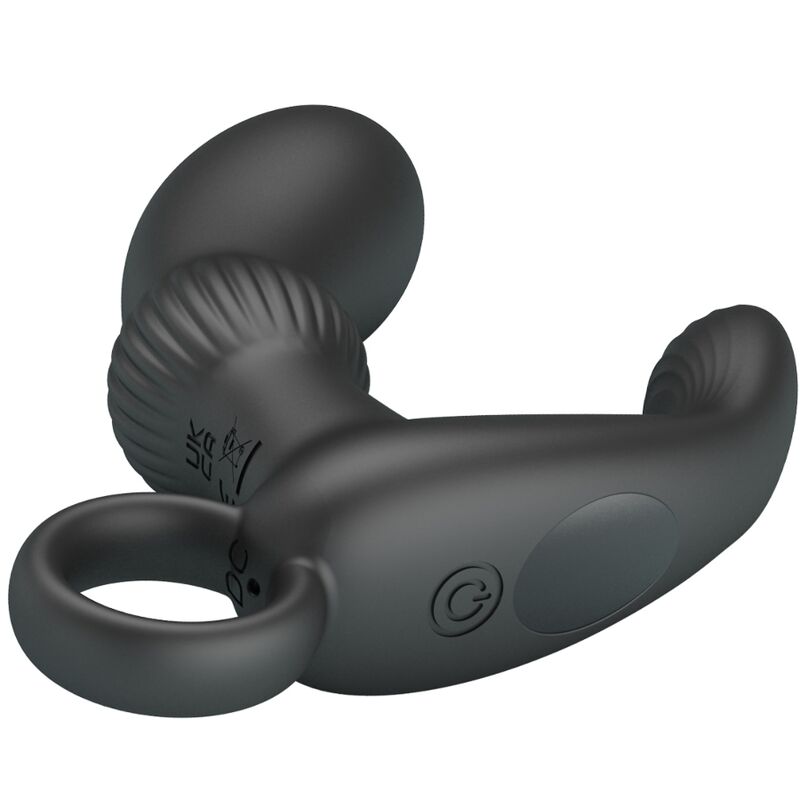 PRETTY LOVE - CAYLA MASSAGEADOR VIBRADOR ANAL PRETO - Image 4