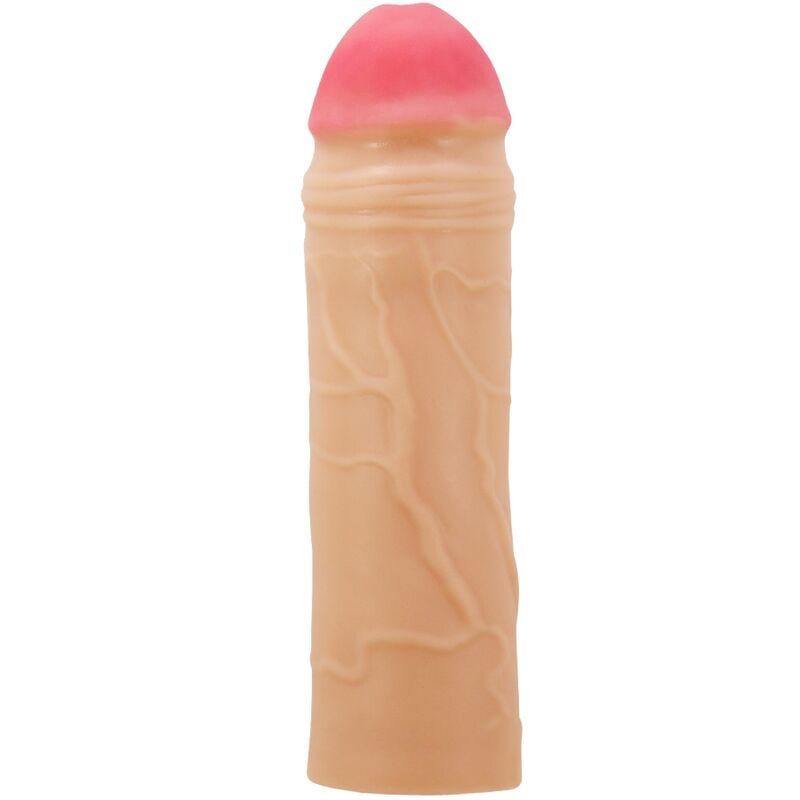 PRETTY LOVE - CHANE PENIS EXTENDER COBERTURA CARNE