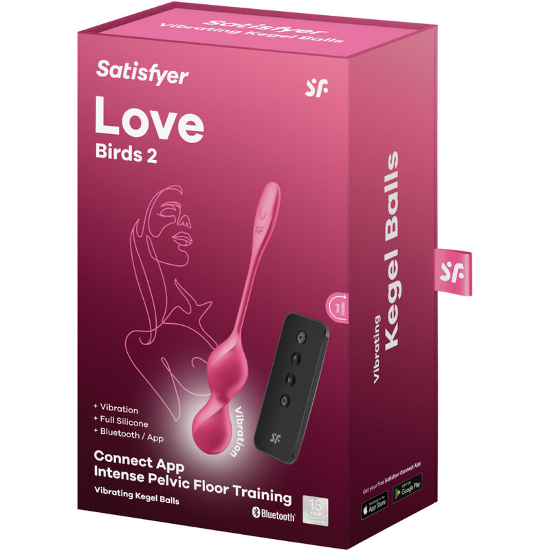 SATISFYER - LOVE BIRDS 2 BOLAS DE KEGEL VIBRANTES + APLICATIVO GRATUITO - Image 5