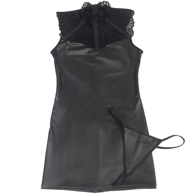 SUBBLIME - VESTIDO SEXY DE CUERO S/M - Image 4