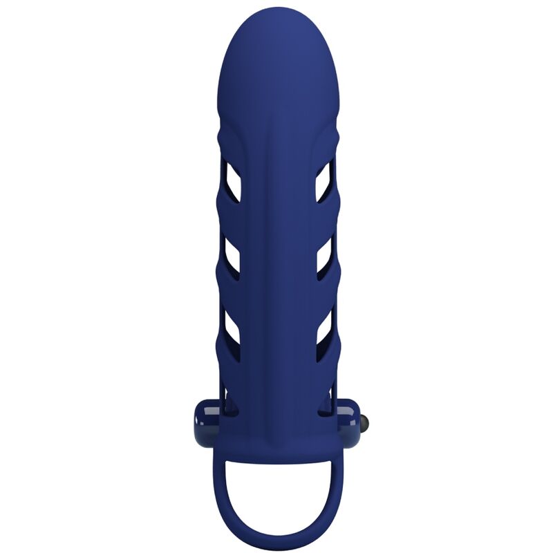 PRETTY LOVE - ALTAF ANEL VIBRADOR COM BAINHA DE SILICONE AZUL - Image 5