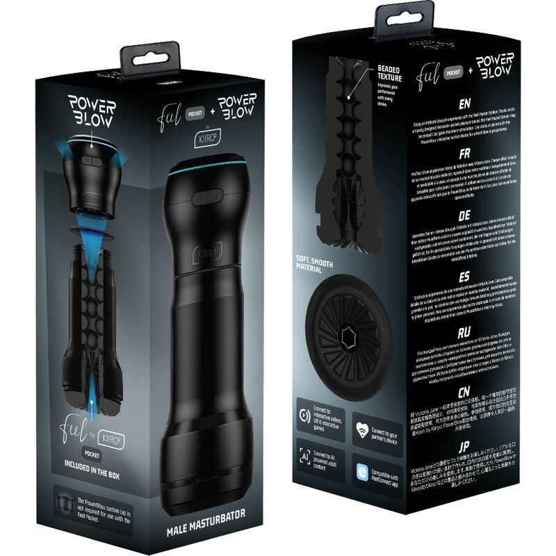 KIIROO - FEEL BOLSO MASTURBADOR MASCULINO + POWER BLOW - Image 5
