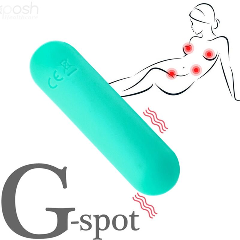 ARMONY - SPLASH JOLINE VIBRADOR BULLET SILICONE CONTROLE REMOTO 10 VIBRAÇÕES 65 X 15 CM VERDE - Image 4