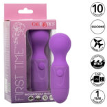 CALEXOTICS - FIRST TIME MASSAGEADOR RECARREGÁVEL 10 VIBRAÇÕES ROXO