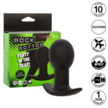 CALEXOTICS - ROCK BOTTOM PLUG ANAL 10 VIBRAÇÕES SILICONE PRETO