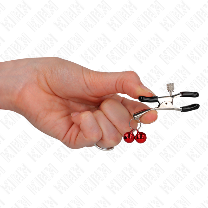 KINK - GRAMPO DE BICO DUPLO SINO VERMELHO 6 CM - Image 4