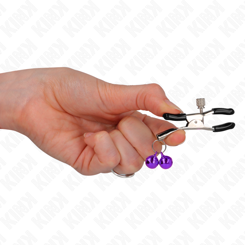 KINK - GRAMPO DE BICO DUPLO SINO ROXO 6 CM - Image 4