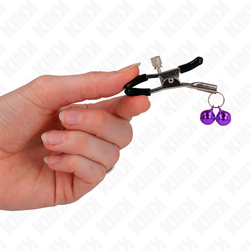 KINK - GRAMPO DE BICO DUPLO SINO ROXO 6 CM - Image 3