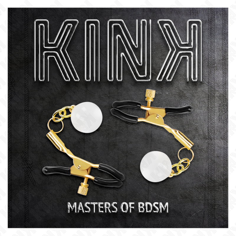 KINK - GRAMPOS DE BICO DE VIDRO OURO 6 CM - Image 5