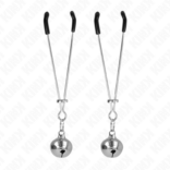 KINK - PINÇAS DE BINO FINAS PRATA 7 CM