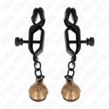 KINK - GRAMPOS DE BICO ESTILO BELL JAW PRETO 7 CM