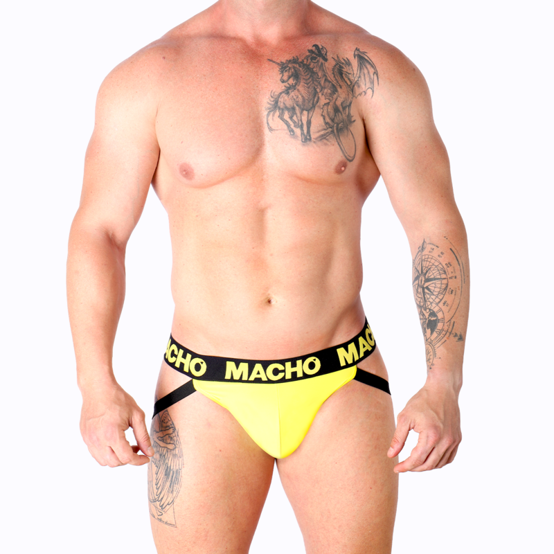MACHO - MX25A JOCK AMARILLO LYCRA S - Image 5