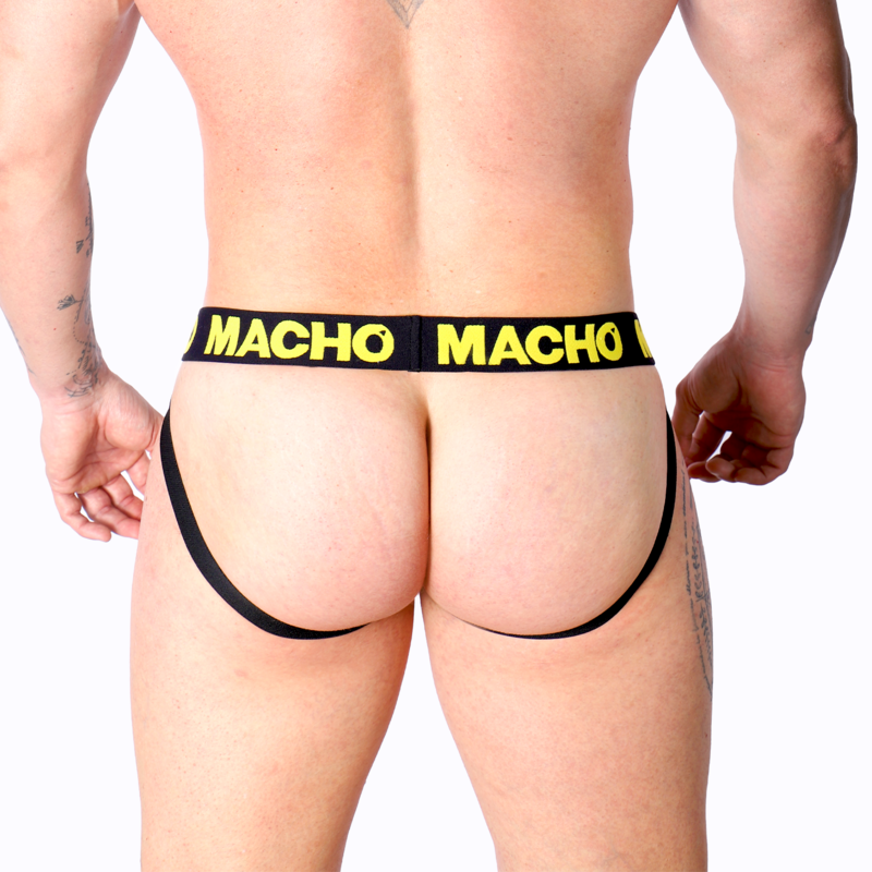 MACHO - MX25A JOCK AMARILLO LYCRA S - Image 4