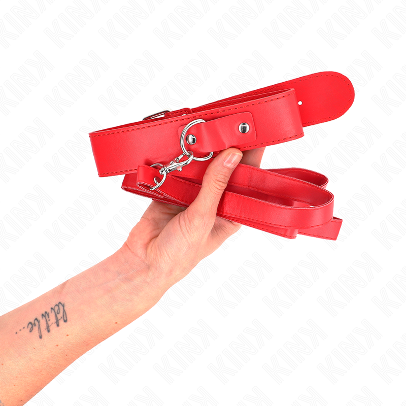 KINK - COLAR COM CINTO 116 CM ALÇA ROJO AJUSTÁVEL 32-50 CM X 8 CM - Image 3