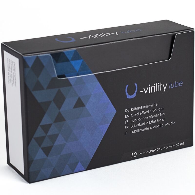 500 COSMETICS - U-VIRILITY LUBE LUBRIFICANTE EFEITO FRIO 10 X 5 ML - Image 3