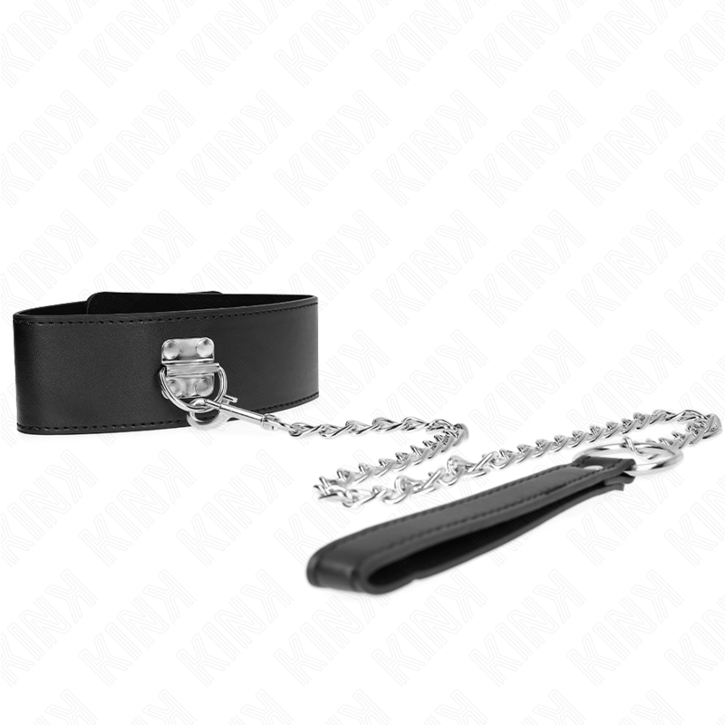 KINK - COLAR COM CINTO 65 CM COM ALÇA LARGA PRETA AJUSTÁVEL 33,5-41 CM X 5 CM - Image 3