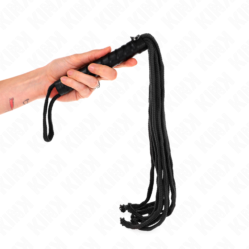 KINK - CHICOTE DE CORDA PRETA 56 CM - Image 5