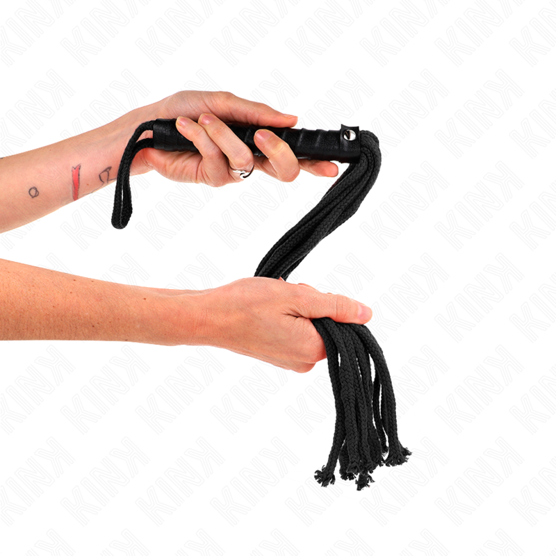 KINK - CHICOTE DE CORDA PRETA 56 CM - Image 4