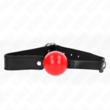 KINK - BOLA TPE MACIA 4 CM GAG MODELO 1 66 x 2,5 CM AJUSTÁVEL 41-61 CM