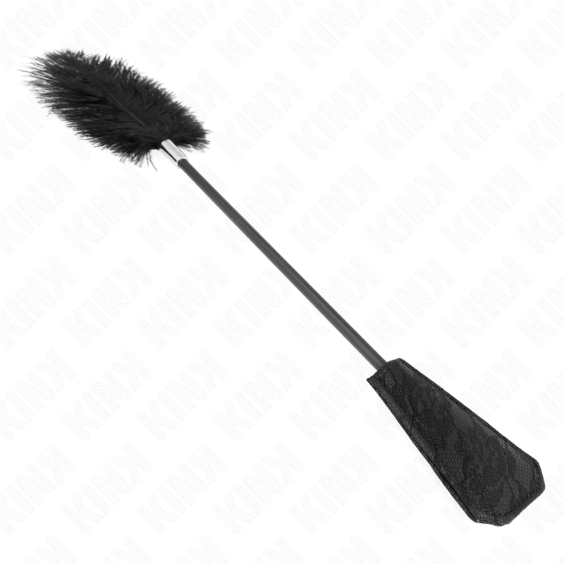 KINK - PENAS DE AVESTRUZ PARA CÓCEGAS COM PALETE DE RENDA 56 CM - Image 3