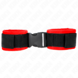 KINK - RETENÇÕES DE PULSO NYLON BIND HOOKLOOP PRETO MODELO 1 AJDUSTÁVEL 25-35 CM X 6 CM