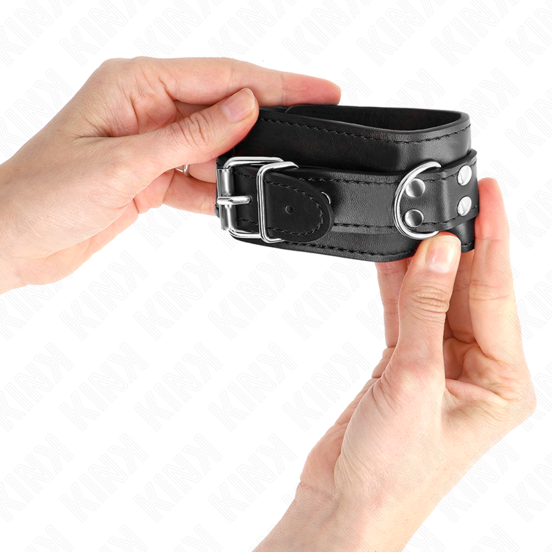 KINK - PULSO SIMPLES PRETO AJUSTÁVEL 20-23 CM X 5,5 CM - Image 3