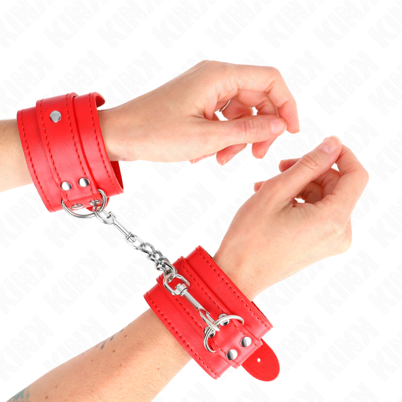 KINK - PULSO SIMPLES VERMELHO AJUSTÁVEL 20-23 CM X 5,5 CM - Image 4