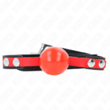 KINK - BOLA TPE MACIA 4 CM GAG MODELO 4 60 x 2 CM AJUSTÁVEL 37-52 CM