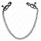 KINK - PINÇAS DE CORRENTE PLANA PRETAS 30 CM
