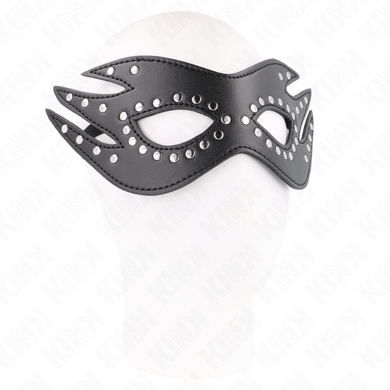 KINK - MÁSCARA DE COURO COM REBITES MODELO 3 26 x 9,5 CM - Image 3