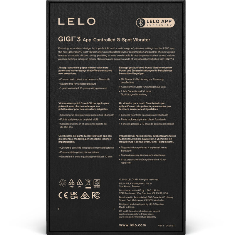 LELO - GIGI™ 3 VIBRADOR G-SPOT VIOLETA - Image 4