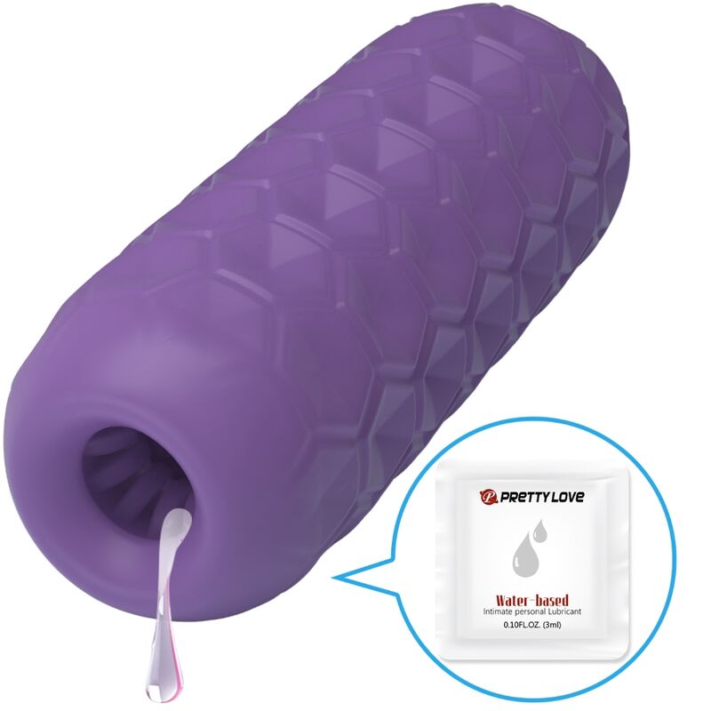 PRETTY LOVE - MASTURBADOR MASCULINO TWIN BALLS ROXO - Image 3