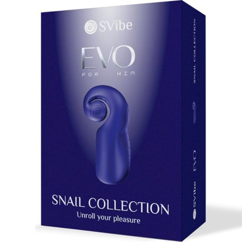 SNAIL VIBE - EVO PARA ELE MASTURBADOR MASCULINO SLIDE NROLL AZUL ESCURO - Image 5