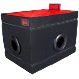 SECRET DOME - KINK CLUB LA NICHE CABIN PRETO E VERMELHO