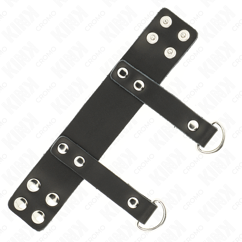 KINK - ANEL PARA PÊNIS COM ANÉIS EM FORMA DE "D" 18,5 X 3,3 CM - Image 4